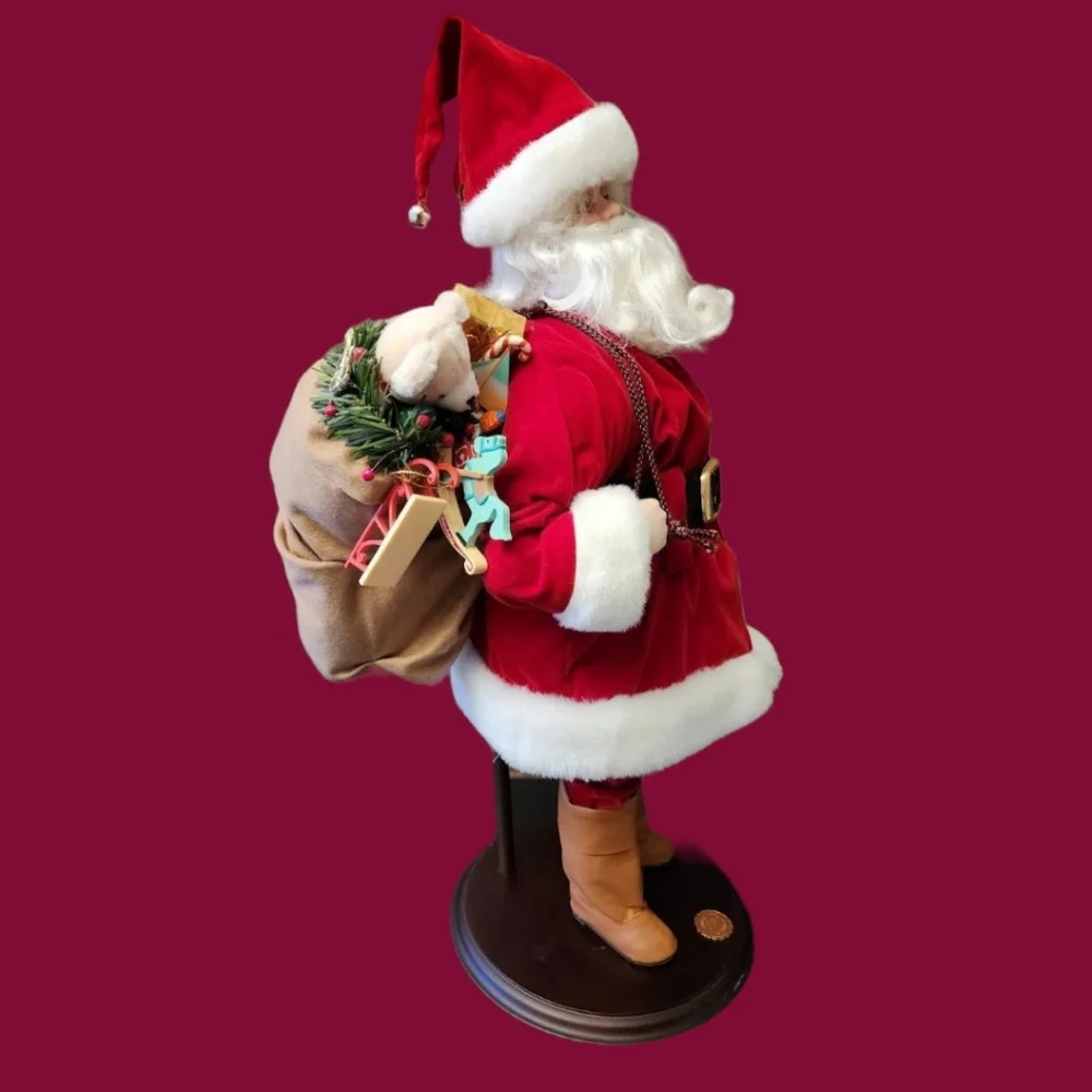 Franklin heirloom collector doll coca cola santa - Picture 3 of 15